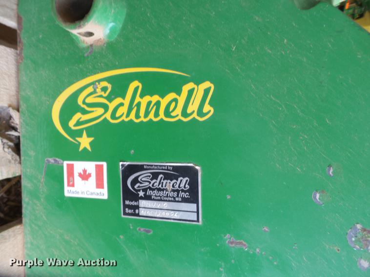 image for item DD1246 Schnell Ind. grain drill hitch attachments