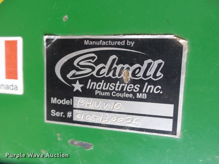 image for item DD1246 Schnell Ind. grain drill hitch attachments