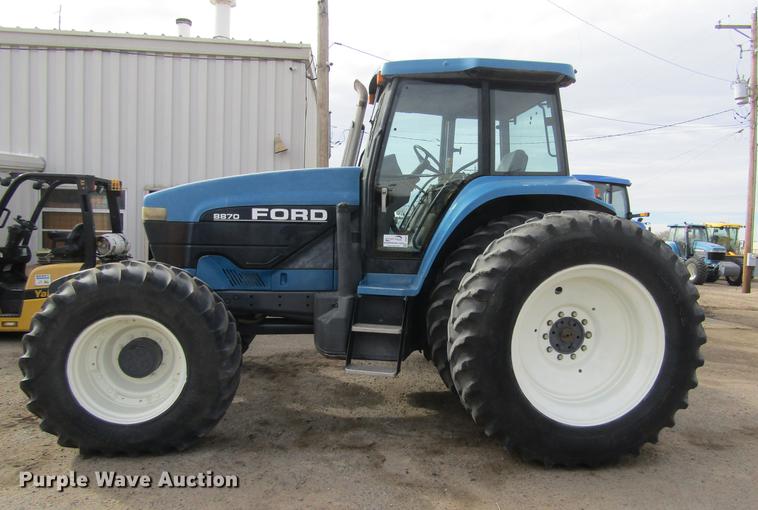 image for item DE6591 1994 Ford New Holland 8870 MFWD tractor
