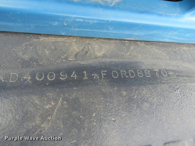 image for item DE6591 1994 Ford New Holland 8870 MFWD tractor