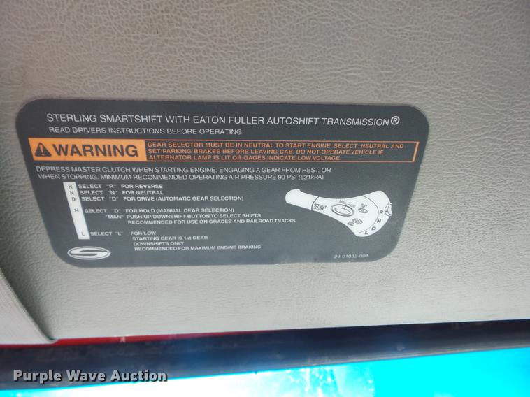 image for item AY9611 2001 Sterling L7500 dump truck