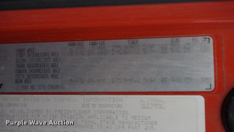 image for item DB0407 2003 Sterling LT7500 dump truck