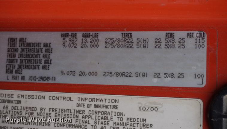 image for item DB0408 2001 Sterling LT7500 dump truck