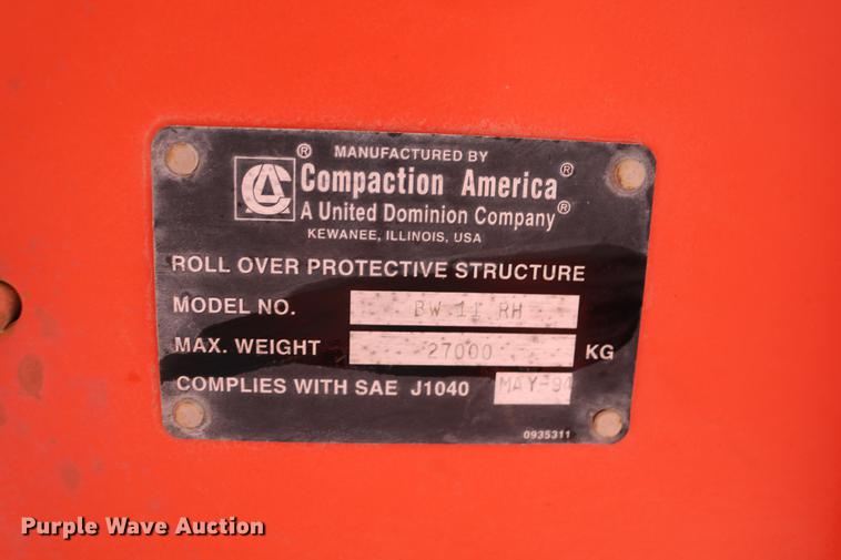 image for item DB6584 2000 Bomag BW11RH pneumatic roller