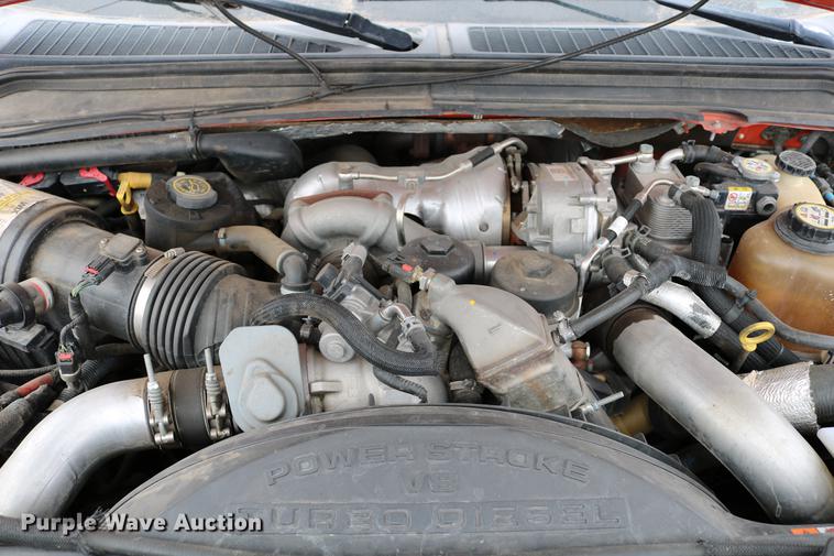 image for item DB6587 2008 Ford F250 Super Duty utility bed pickup truck