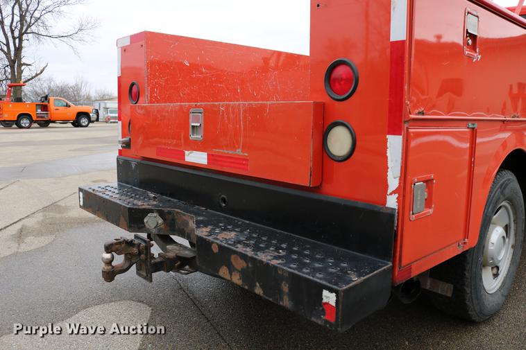 image for item DB6587 2008 Ford F250 Super Duty utility bed pickup truck