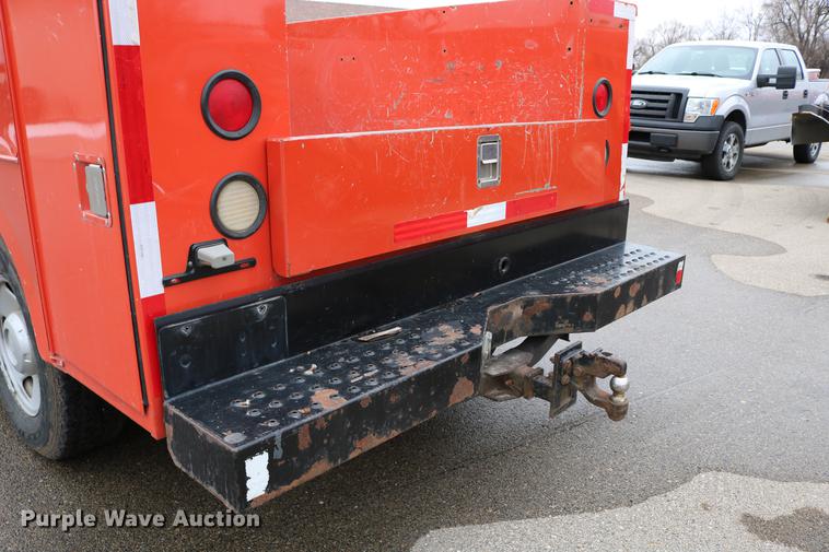 image for item DB6587 2008 Ford F250 Super Duty utility bed pickup truck