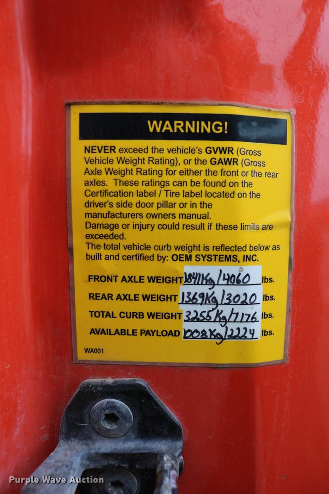 image for item DB6587 2008 Ford F250 Super Duty utility bed pickup truck