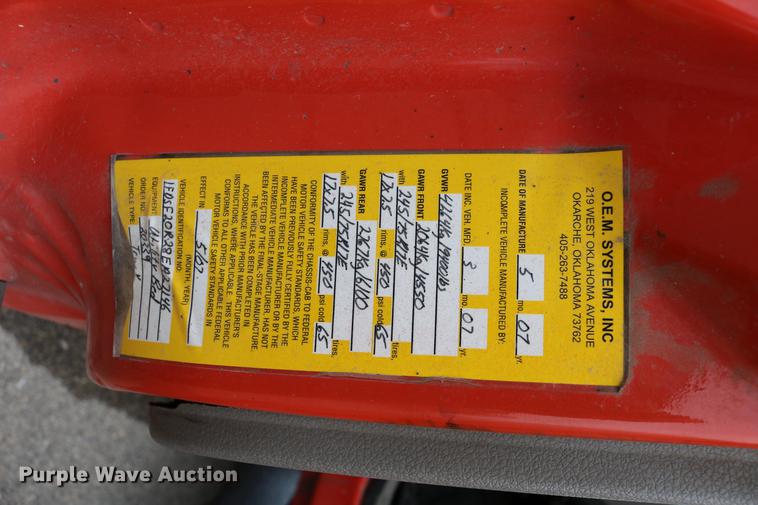 image for item DB6588 2008 Ford F250 Super Duty utility bed pickup truck