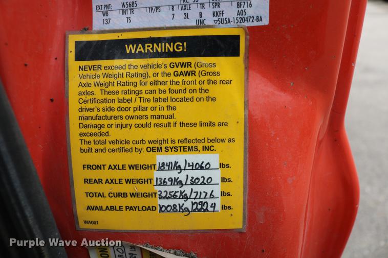 image for item DB6588 2008 Ford F250 Super Duty utility bed pickup truck