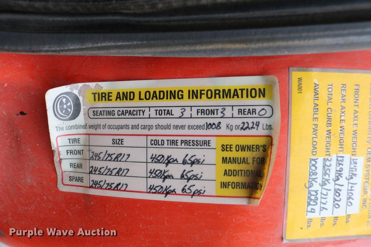 image for item DB6588 2008 Ford F250 Super Duty utility bed pickup truck