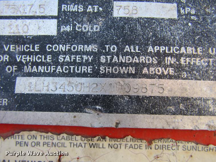 image for item DC8266 1998 Landoll 345B tilt deck equipment trailer