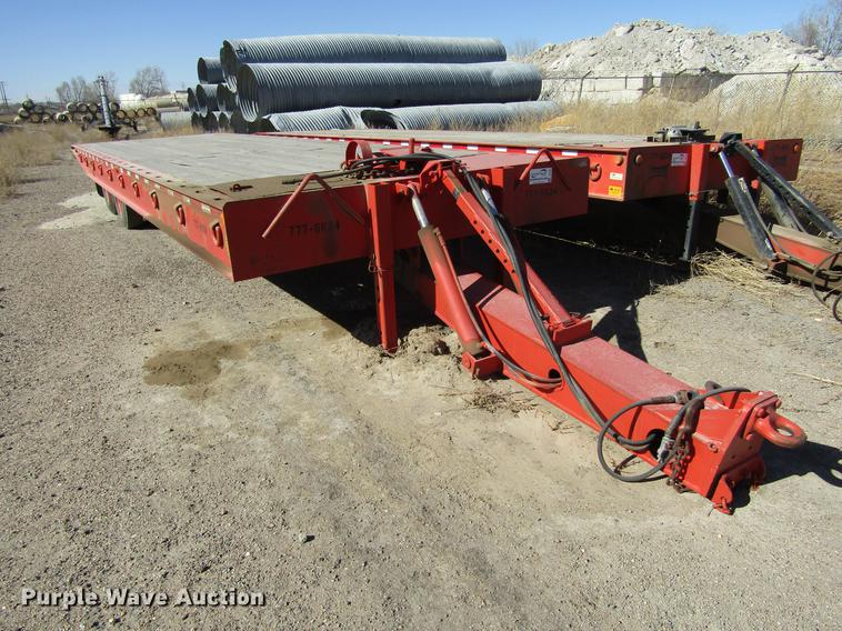 image for item DC8267 1994 Landoll 345-31 tilt deck equipment trailer