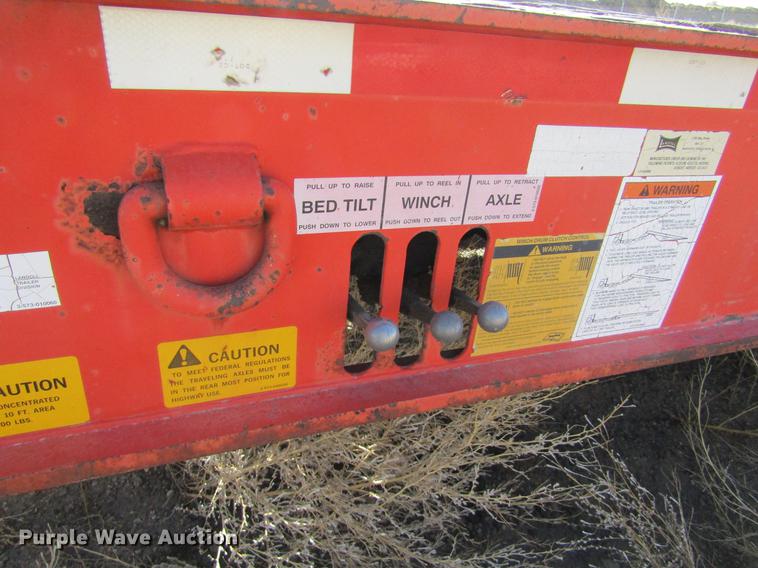 image for item DC8268 1999 Landoll 345B tilt deck equipment trailer