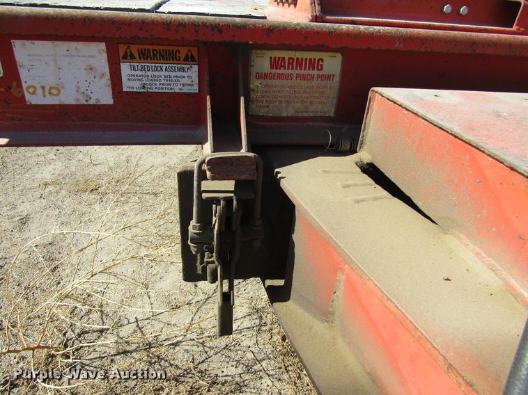 image for item DC8269 2001 Felling Trail-Eze PDLX20TC tilt deck equipment trailer