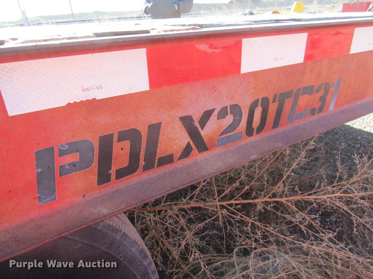 image for item DC8269 2001 Felling Trail-Eze PDLX20TC tilt deck equipment trailer