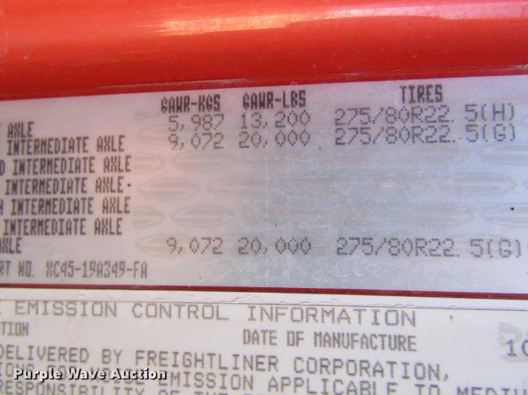 image for item DC8271 2001 Sterling LT7501 dump truck