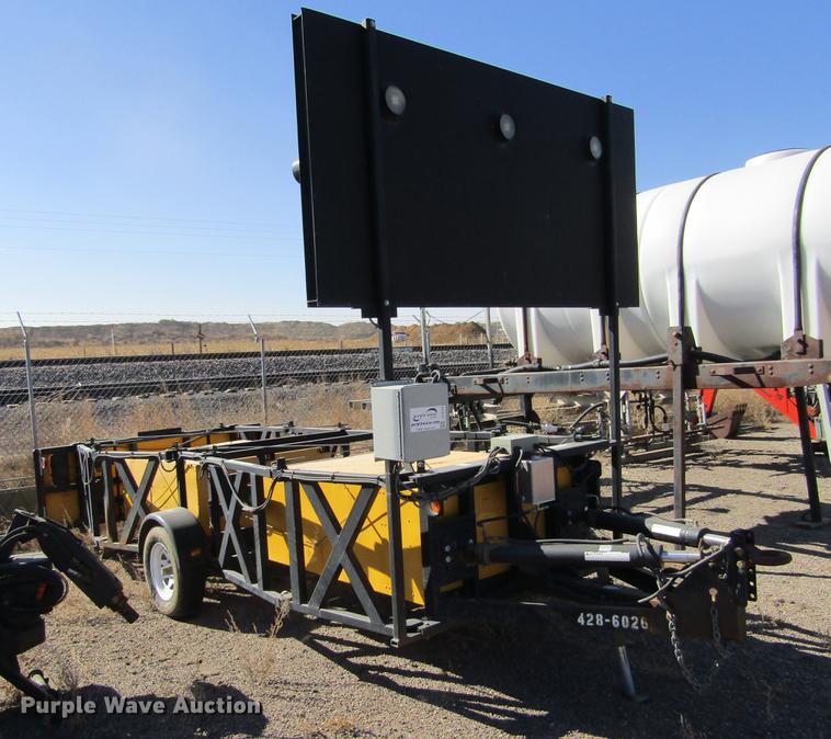 image for item DC8278 2006 Enabs Safe-Stop TMA9000 crash attenuator with arrow board