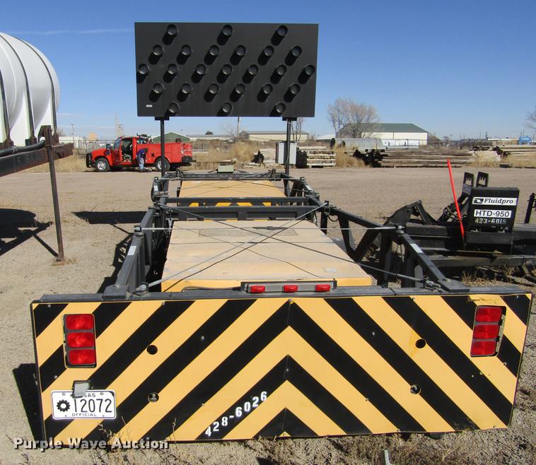 image for item DC8278 2006 Enabs Safe-Stop TMA9000 crash attenuator with arrow board