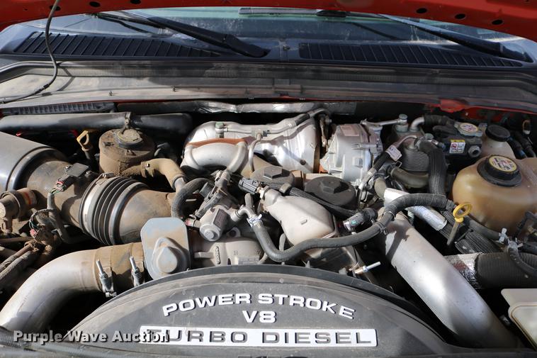 image for item DD8669 2008 Ford F250 Super Duty utility bed pickup truck