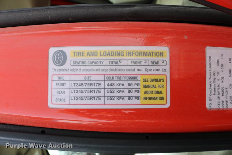 image for item DD8669 2008 Ford F250 Super Duty utility bed pickup truck