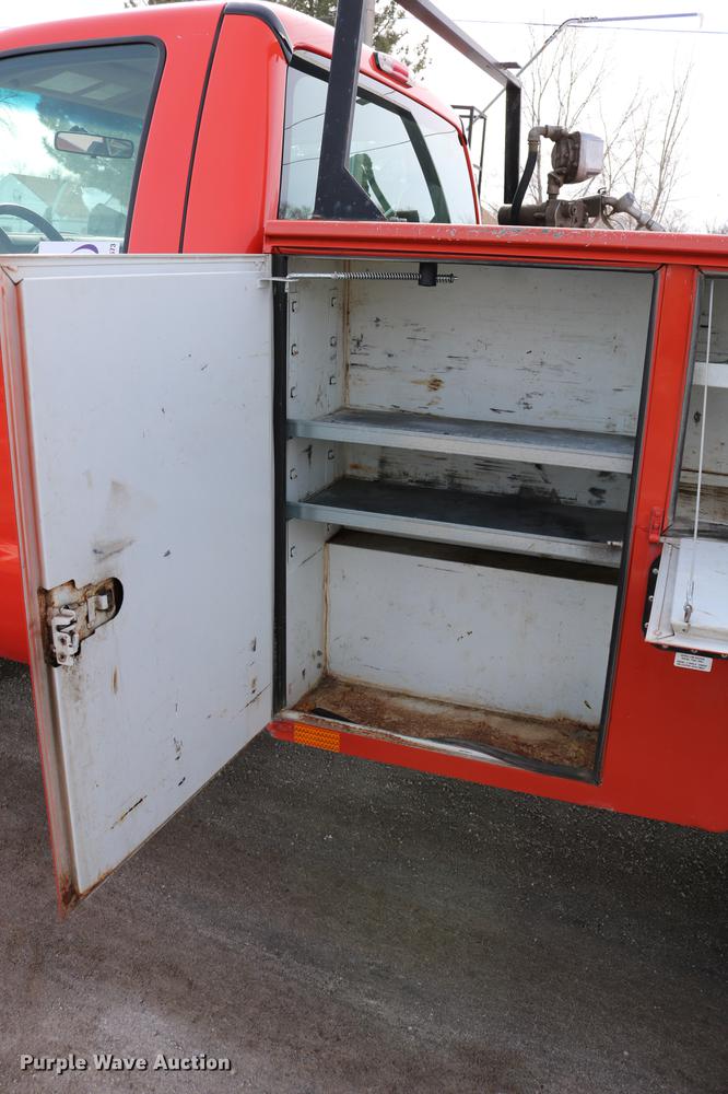 image for item DD8673 2008 Ford F250 Super Duty utility bed pickup truck