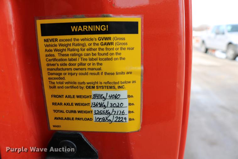 image for item DD8673 2008 Ford F250 Super Duty utility bed pickup truck