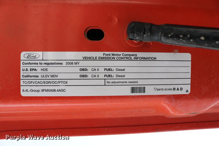 image for item DD8675 2008 Ford F250 Super Duty pickup truck