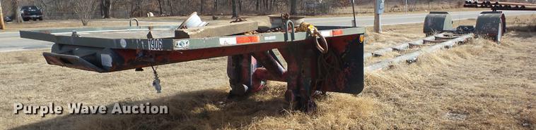 image for item BL9607 Shop built tank transport trailer