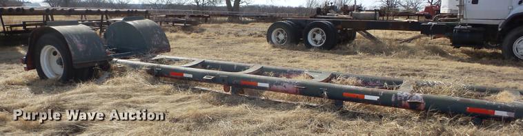 image for item BL9607 Shop built tank transport trailer