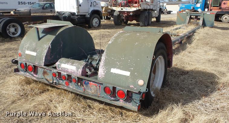 image for item BL9607 Shop built tank transport trailer