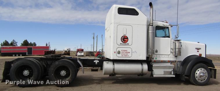 image for item DB1246 1996 Kenworth W900 semi truck