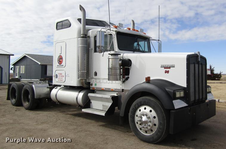 image for item DB1246 1996 Kenworth W900 semi truck