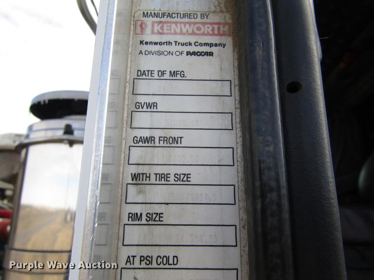 image for item DB1246 1996 Kenworth W900 semi truck