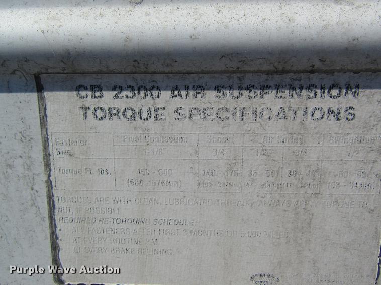 image for item DB5938 2007 Timpte Super Hopper double hopper grain trailer