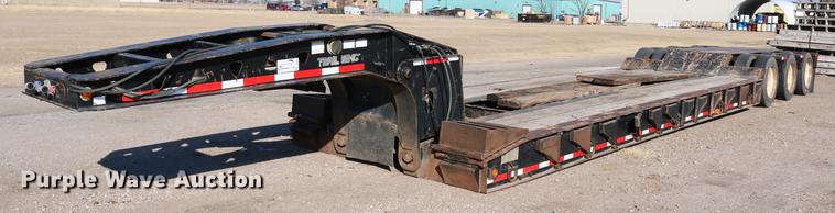 image for item DB6580 1993 Trail King TK100HDG-493 lowboy equipment trailer
