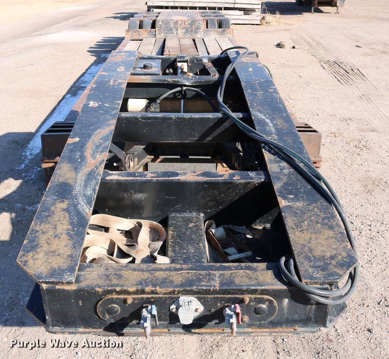 image for item DB6580 1993 Trail King TK100HDG-493 lowboy equipment trailer