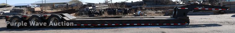 image for item DB6580 1993 Trail King TK100HDG-493 lowboy equipment trailer
