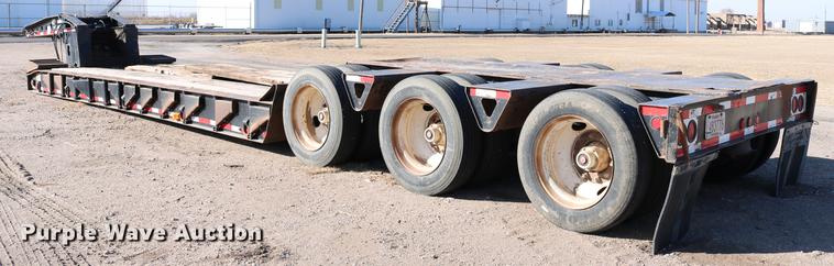 image for item DB6580 1993 Trail King TK100HDG-493 lowboy equipment trailer