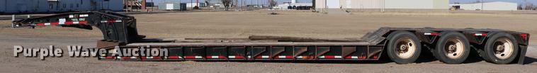 image for item DB6580 1993 Trail King TK100HDG-493 lowboy equipment trailer