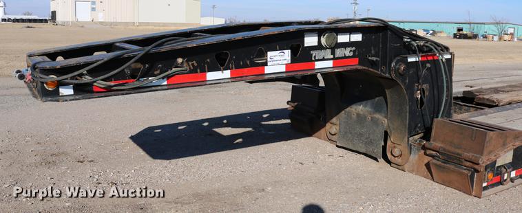 image for item DB6580 1993 Trail King TK100HDG-493 lowboy equipment trailer