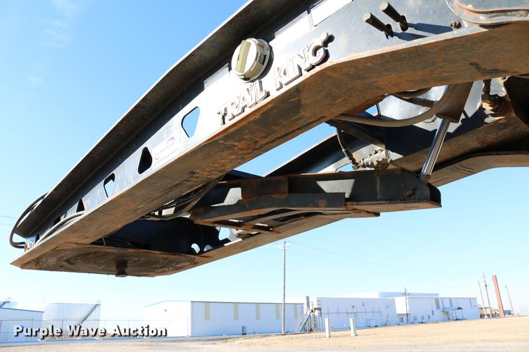 image for item DB6580 1993 Trail King TK100HDG-493 lowboy equipment trailer