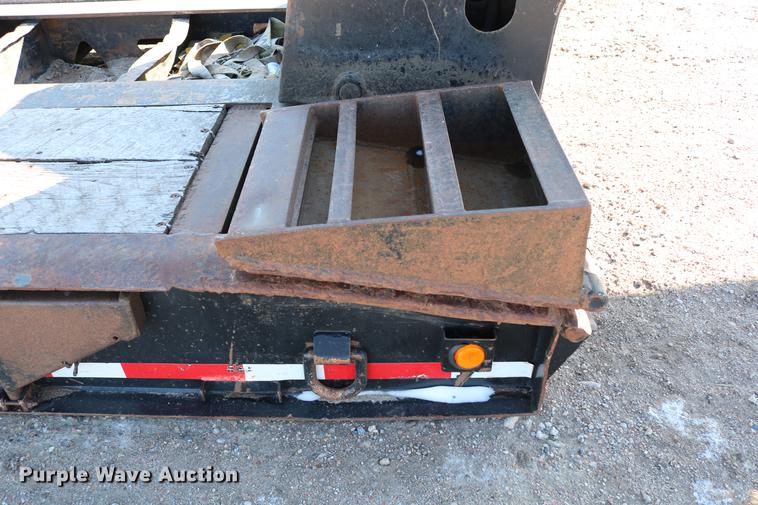 image for item DB6580 1993 Trail King TK100HDG-493 lowboy equipment trailer