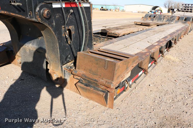 image for item DB6580 1993 Trail King TK100HDG-493 lowboy equipment trailer