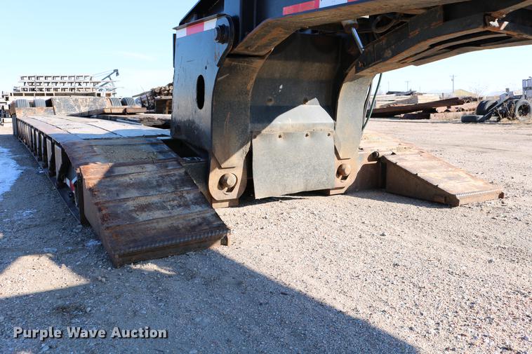 image for item DB6580 1993 Trail King TK100HDG-493 lowboy equipment trailer