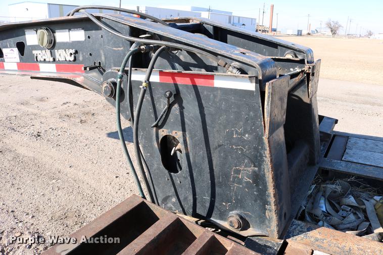 image for item DB6580 1993 Trail King TK100HDG-493 lowboy equipment trailer