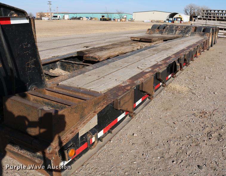 image for item DB6580 1993 Trail King TK100HDG-493 lowboy equipment trailer