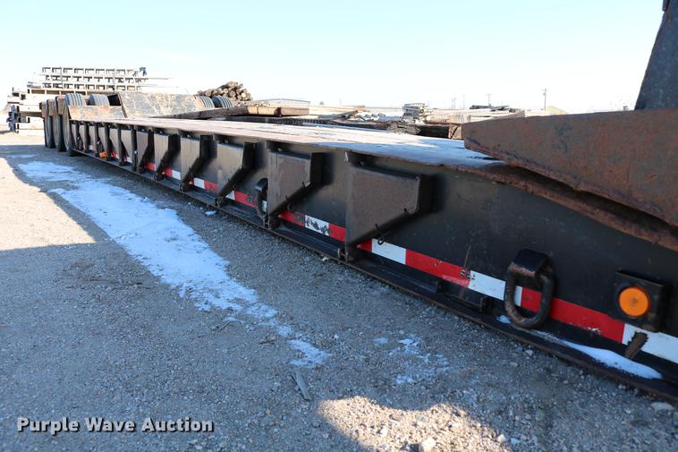 image for item DB6580 1993 Trail King TK100HDG-493 lowboy equipment trailer