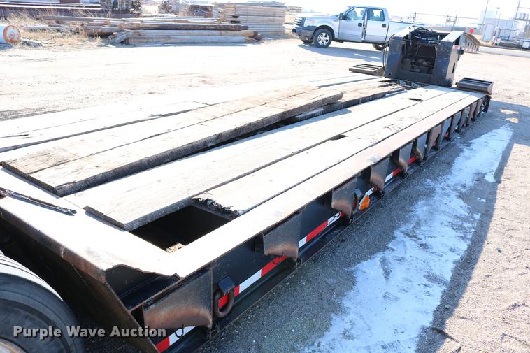 image for item DB6580 1993 Trail King TK100HDG-493 lowboy equipment trailer