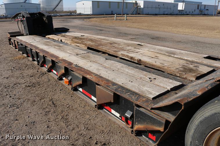 image for item DB6580 1993 Trail King TK100HDG-493 lowboy equipment trailer